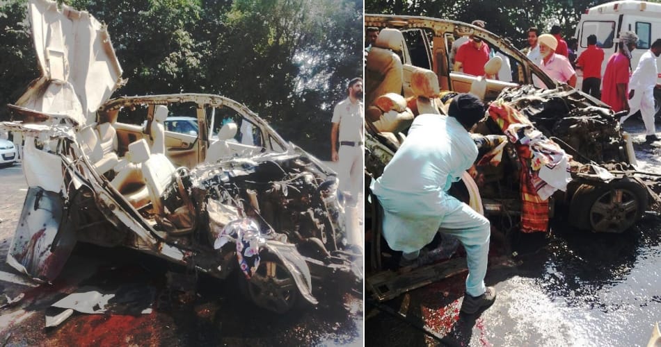 mansa truck innova collission, 7 people killed