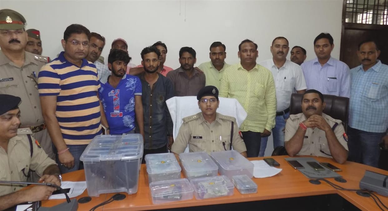 Three rookie arrested, 6.26 lakh recovered