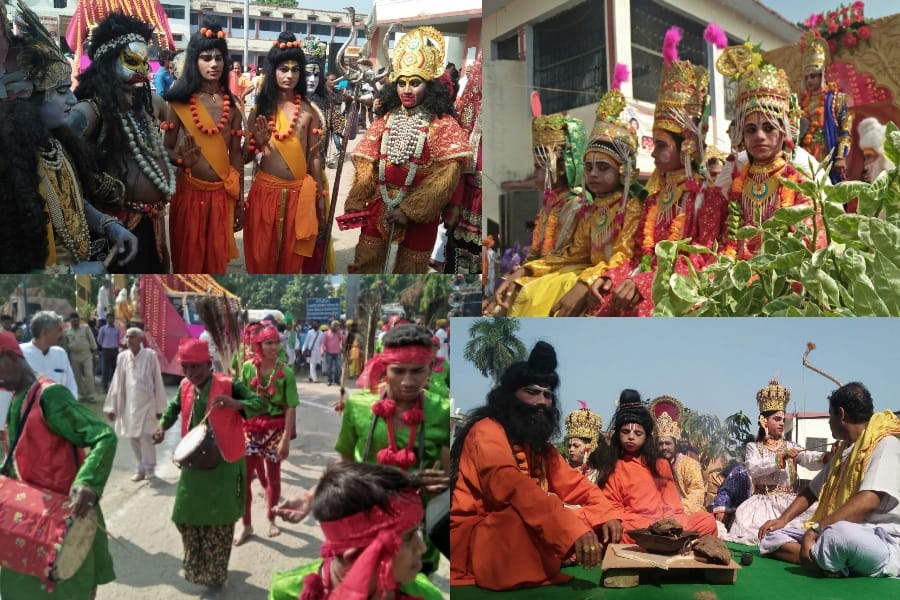 pictures of diwali celebration in ayodhya.