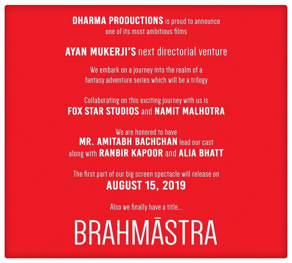  shahrukh son becomes karan johar assistant director for brahmastra