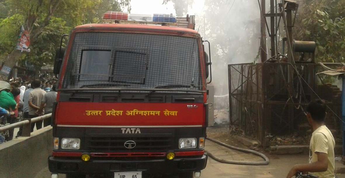 five person injured after Transformer caught fire in varanasi