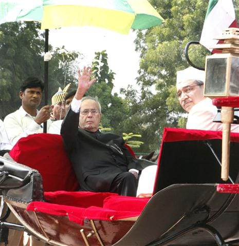  Pranab Mukherjee, on a second visit to AMU