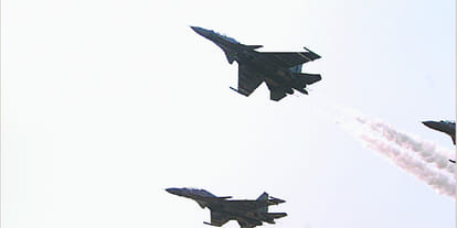 Air Force Rehearsal on Expressway