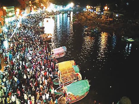 The blinking of the Dhanmagari given in the Dhanmagari