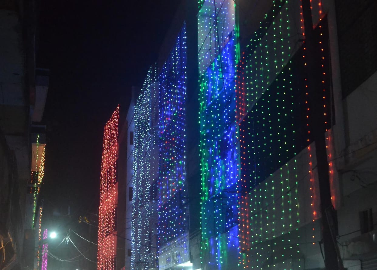 Diwali fetival celebration in azamgarh