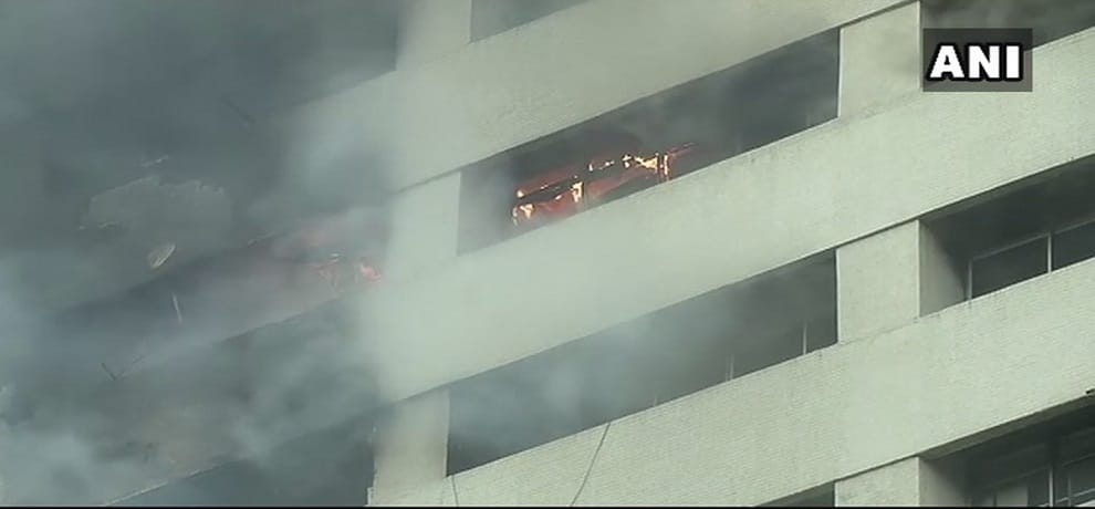 Kolkata: Fire at LIC building on Jawahar Lal Nehru road