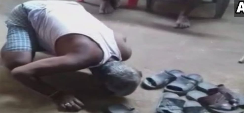 bihar: Man made to spit and lick as punishment for entering Sarpanch house without knocking