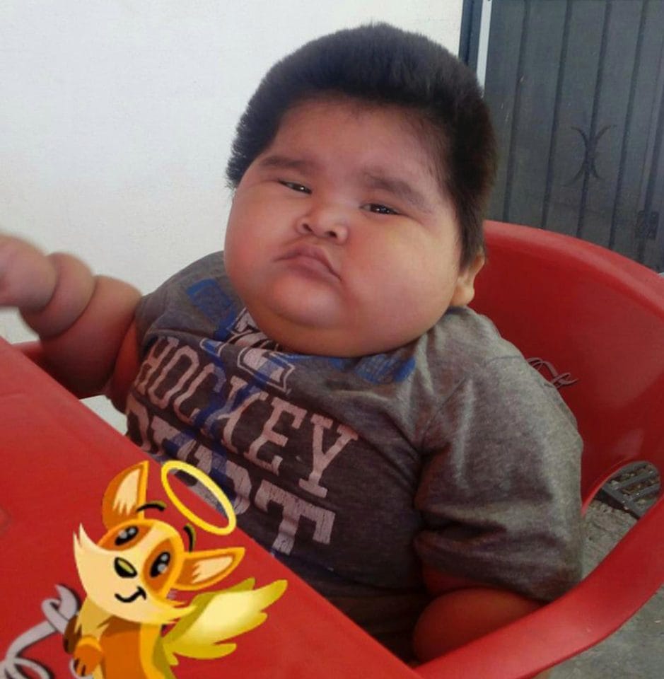 BABY boy aged just ten months having thirty kilogram weight