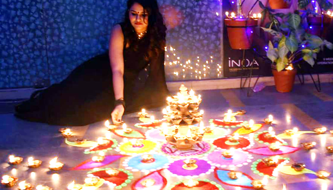Diwali celebration in kanpur uttar pradesh