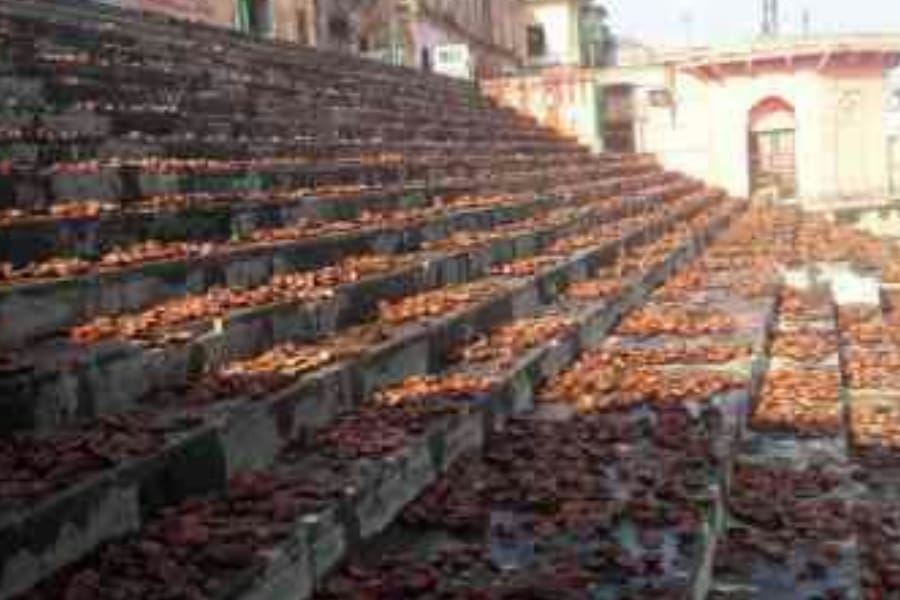 pics of ayodhya after diwali celebration.