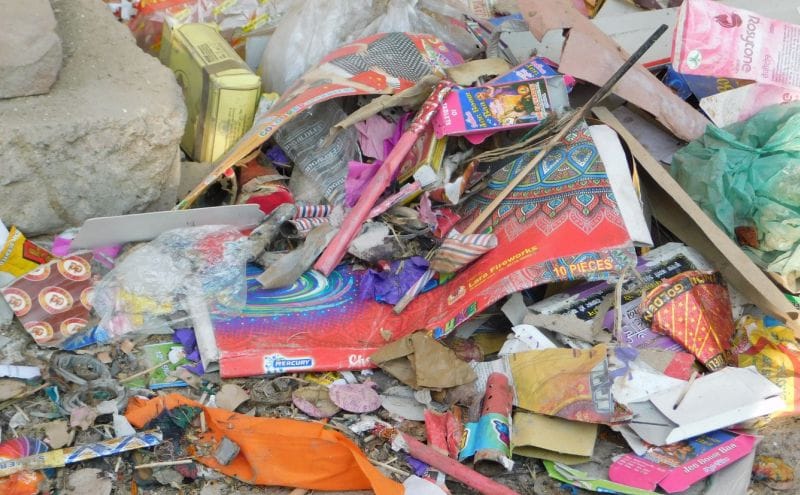 दिवाली पर नगर में निकला रिकार्डतोड़ कूड़ा
