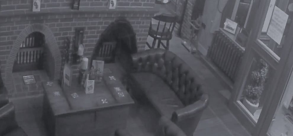 This pub known as most haunted in britain after come out this cctv
