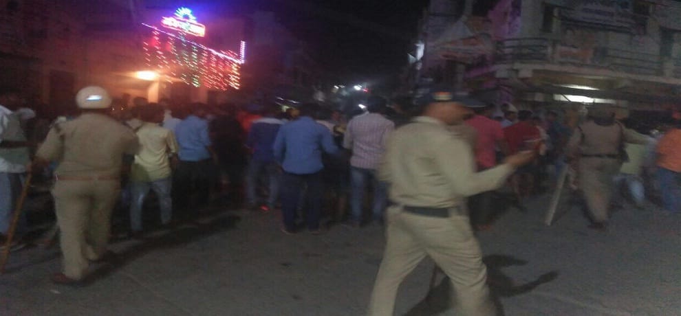 road accident After angry people ransacked two trucks in kashipur