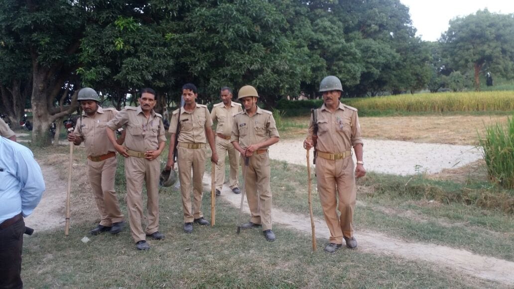 communal clash in azmagarh for idol immersion