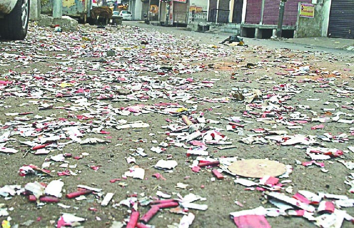 during festival people suffer for clean