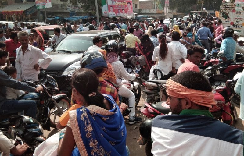 जिले में पूरे दिन बने रहे जाम के हालात