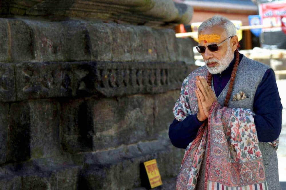 Gujarat legislative assembly election 2017 narendra modi beleave on kedarnath for victory