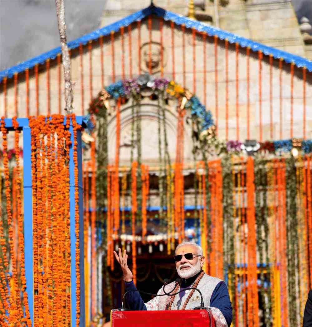 Gujarat legislative assembly election 2017 narendra modi beleave on kedarnath for victory
