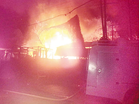 tansformer workshop caught fire