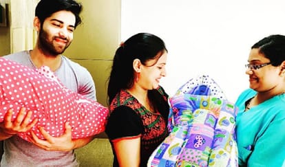 TV actor Kinshuk Mahajan shares pictures of his twins
