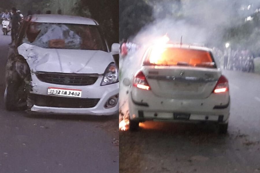 A car trampled six people in faizabad.