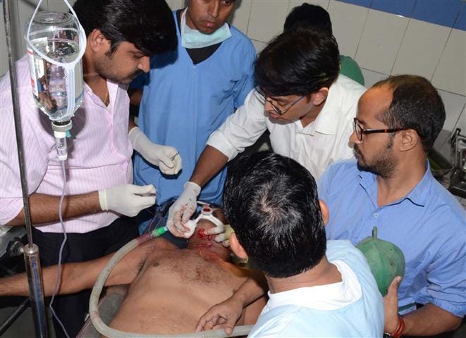 Alcohol contract operator shot, injured