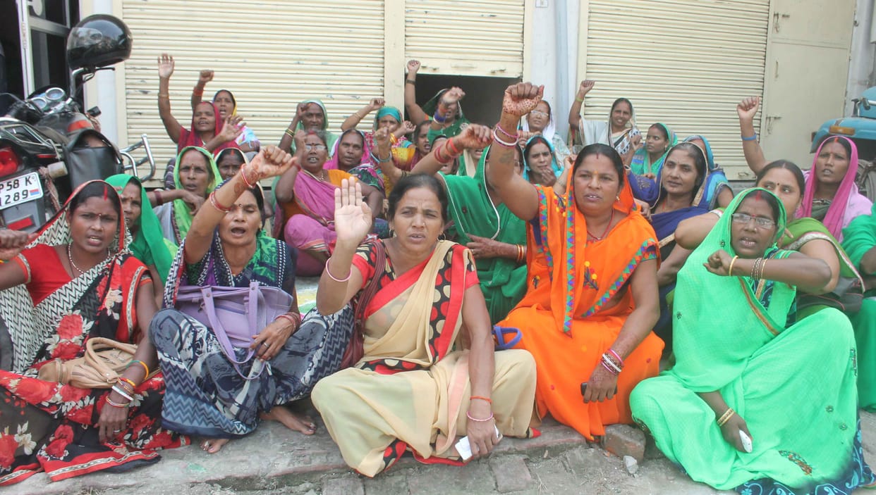 both group of CDP workers on strike
