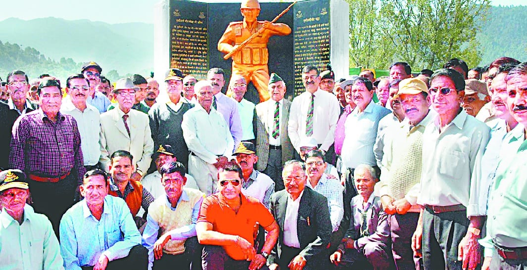 Valiant warrior site in the cantonment area dedicated to the Saputas