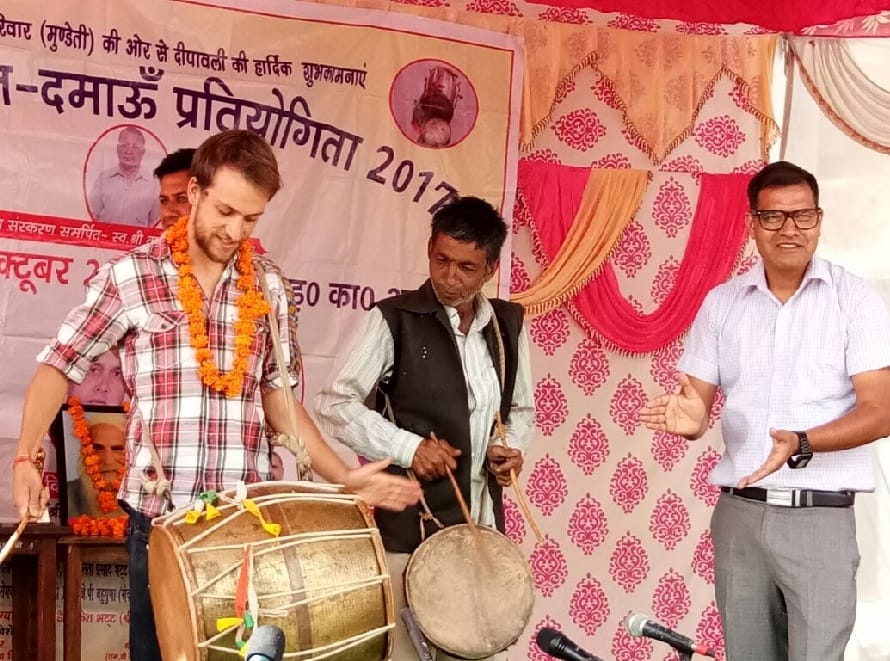 uttarakhand dhol damau compition in tehri