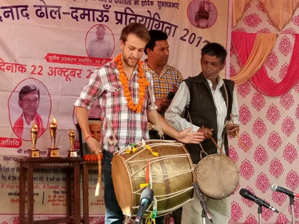 uttarakhand dhol damau compition in tehri