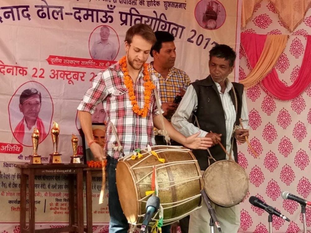 uttarakhand dhol damau compition in tehri