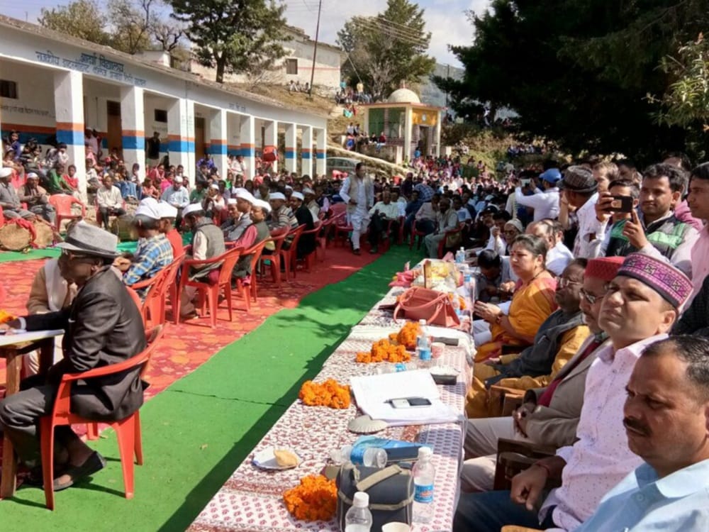 uttarakhand dhol damau compition in tehri