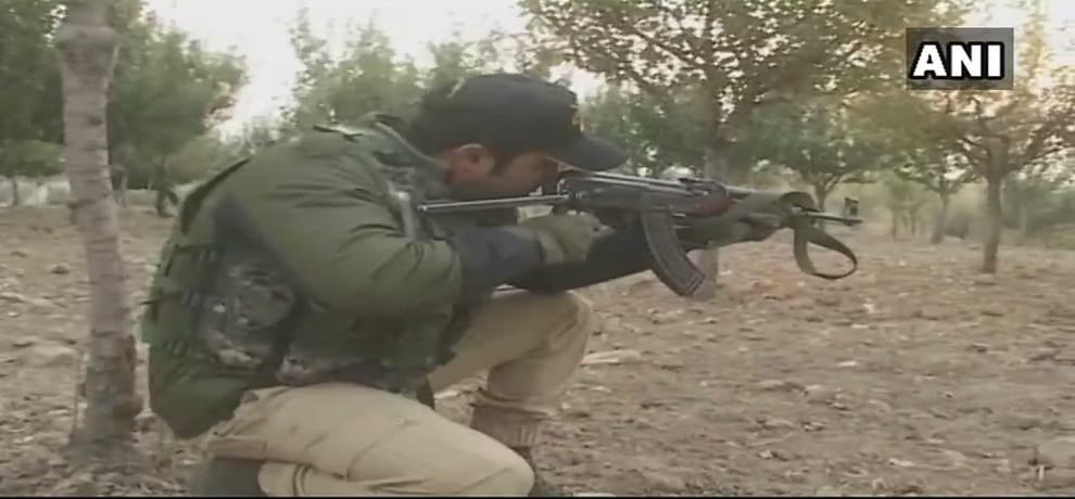 J&K: Encounter underway between Security forces and terrorists in Handwara