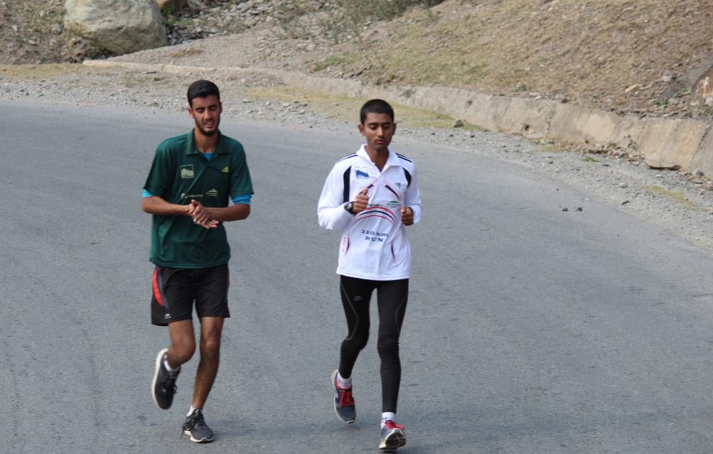 Runner history completed by Hamid, completed 10.45 hours in 110 km