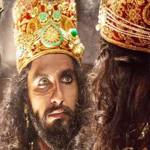 ranveer singh shared a weird sketch of alauddin khalji eyes