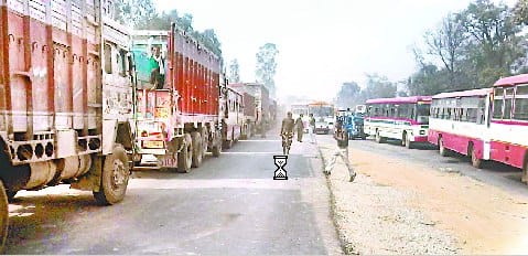 Over 40 overloaded highway is also difficult