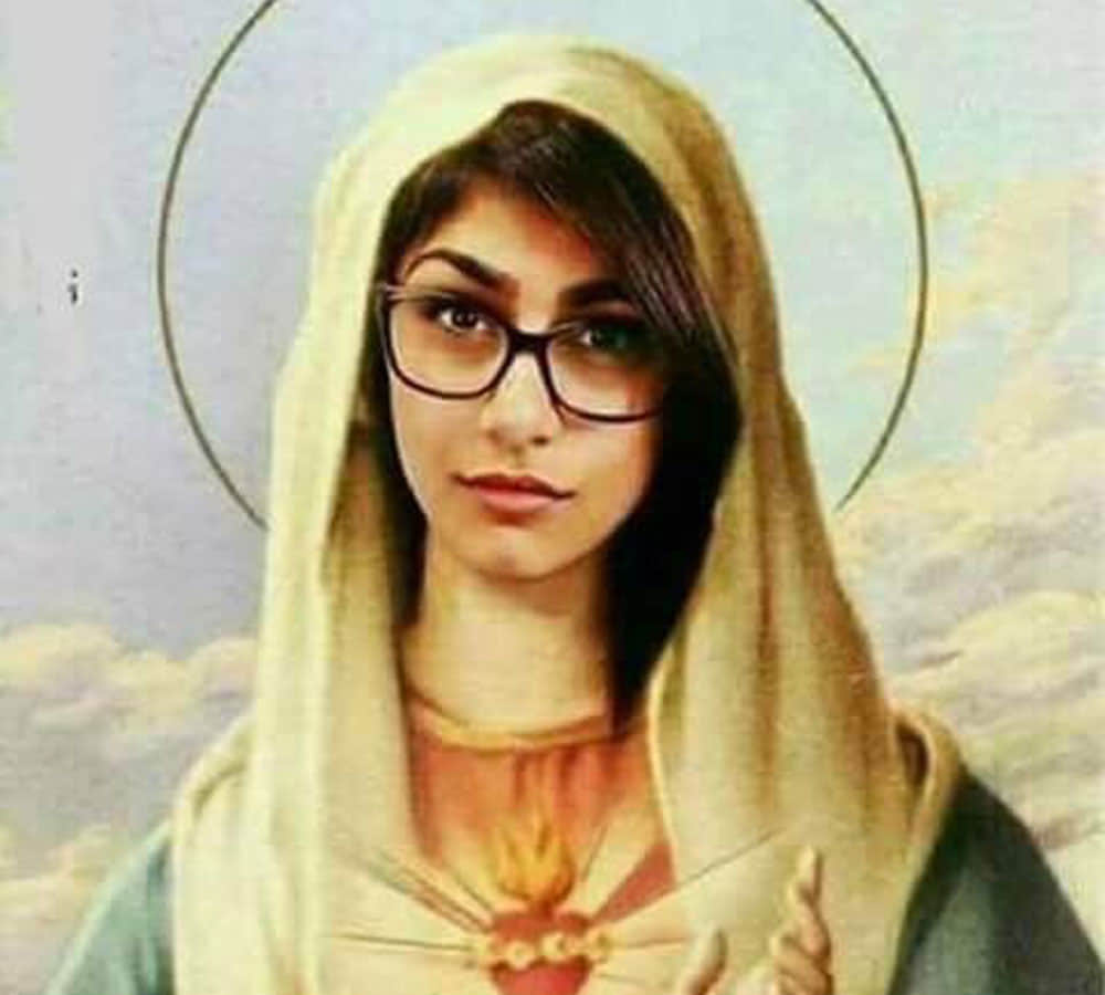 porn star mia khalifa shared her photoshoped photo of mother marry