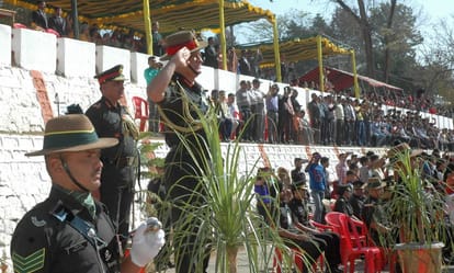  army chief release Postage stamp in100th Raising Day of  Kumaon Rifles