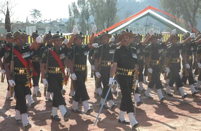  army chief release Postage stamp in100th Raising Day of  Kumaon Rifles