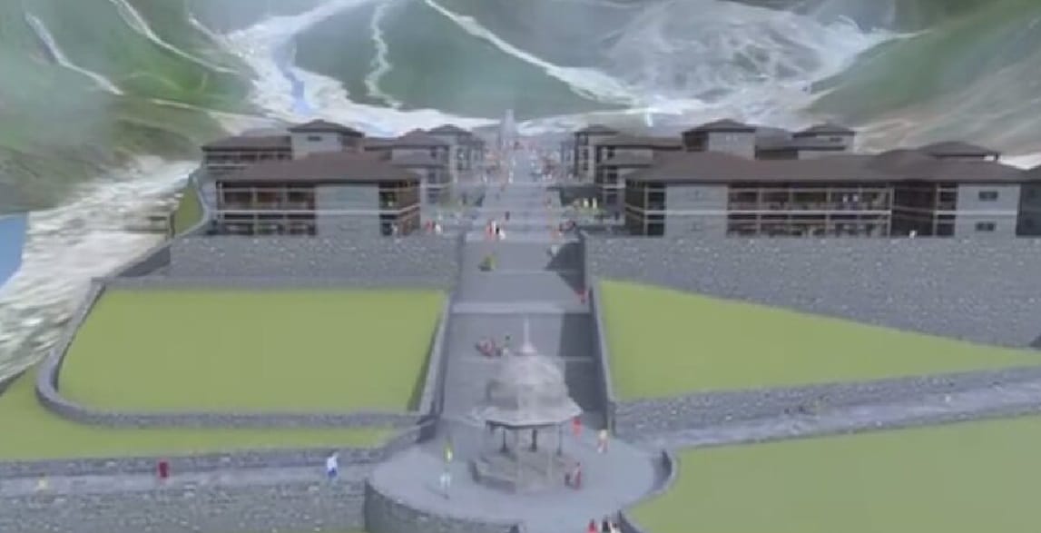 new kedarnath exclusive photos in prime minister modi dream project