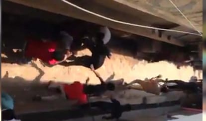 man in kapashera beaten for intervening in a fight, video goes viral