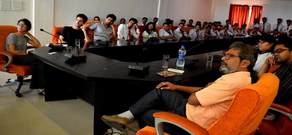 students of Invertis University learned about making of Documentary by the French producers
