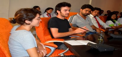 students of Invertis University learned about making of Documentary by the French producers