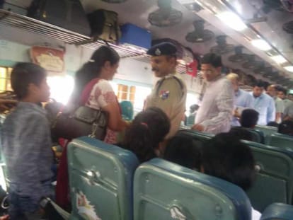 railway minister piyush goyal took feedback in mathura