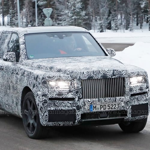 Rolls-Royce started Testing its First Ever SUV Cullinan, May launch in 2018