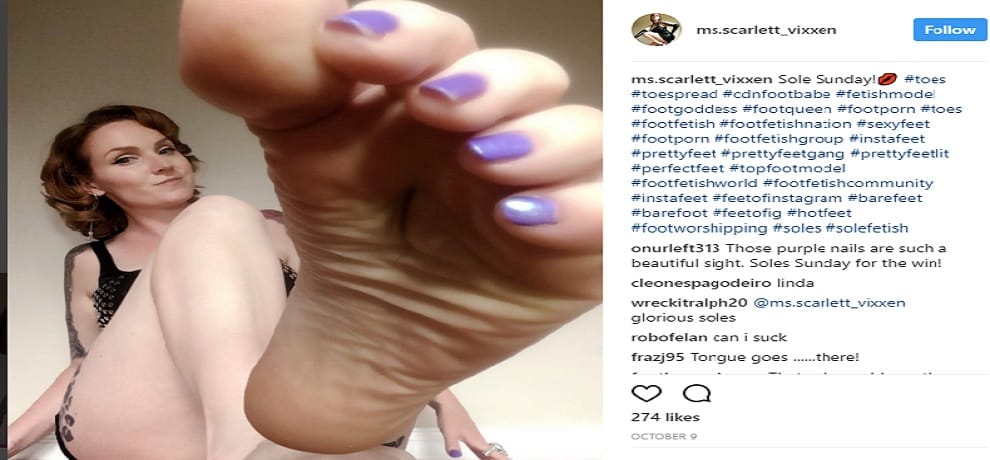 The Girl is earning millions of rupees by showing her feet
