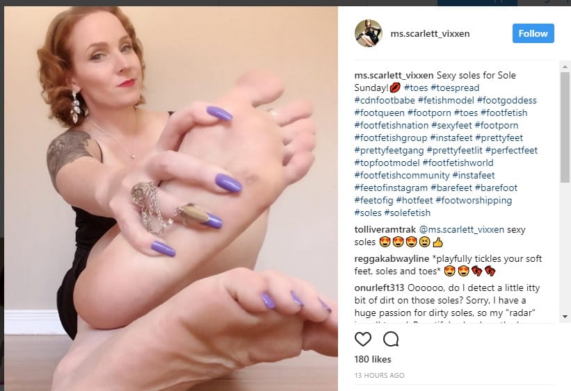 The Girl is earning millions of rupees by showing her feet