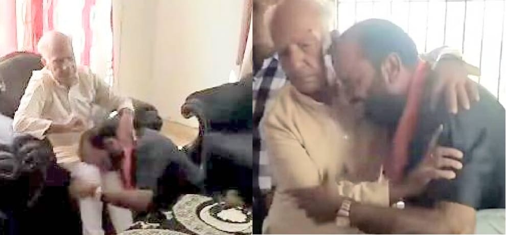 ex mla praveen kumar meet shanta kumar in palampur