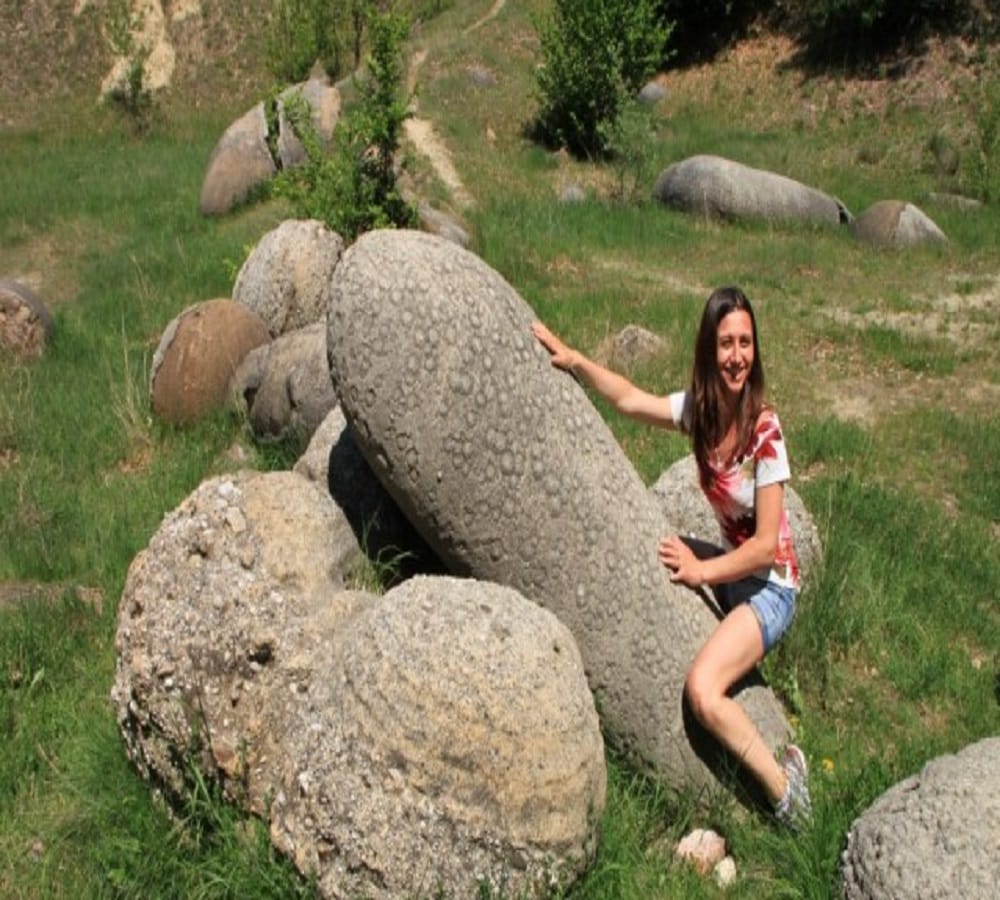 their are unique stone in Romania village where stone changes its shape quickly 