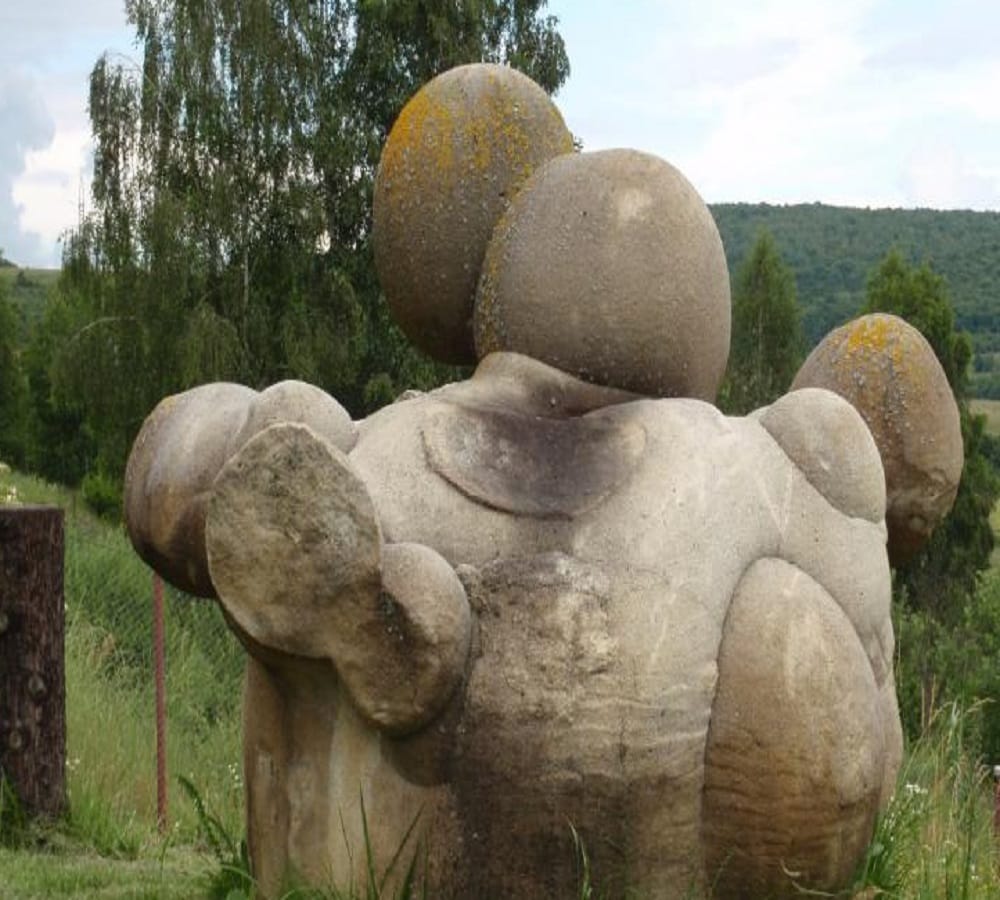 their are unique stone in Romania village where stone changes its shape quickly 